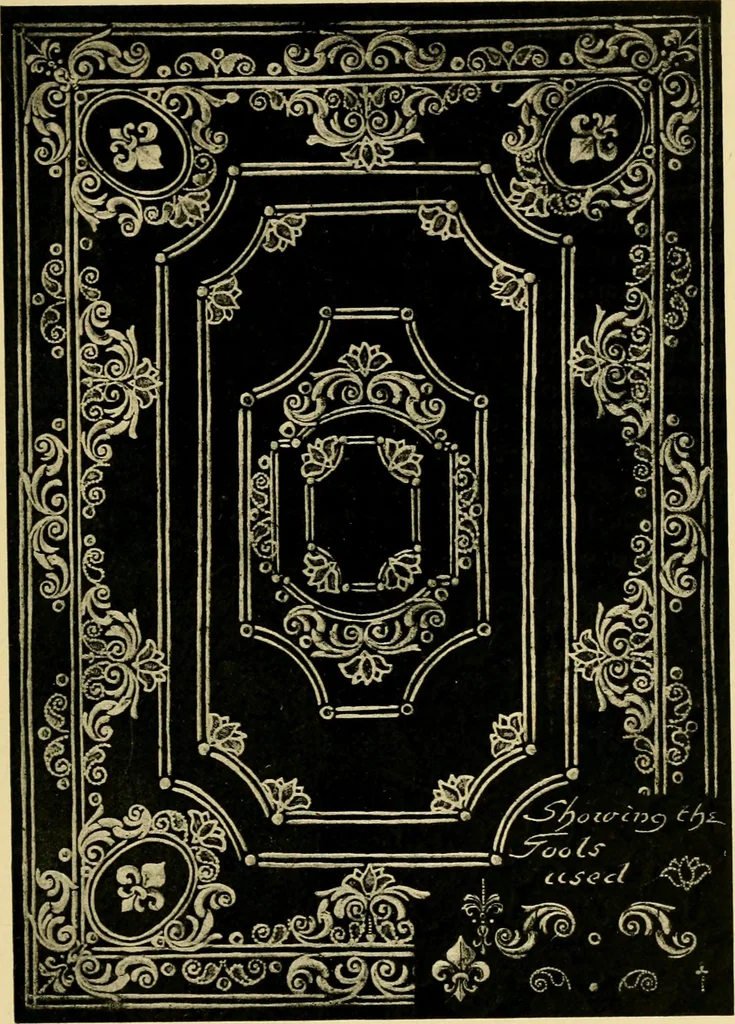 An illustration from Ornament & its application; a book for students, treating in a practical way of the relation of design to material, tools and methods of work, 1904, leaf 116