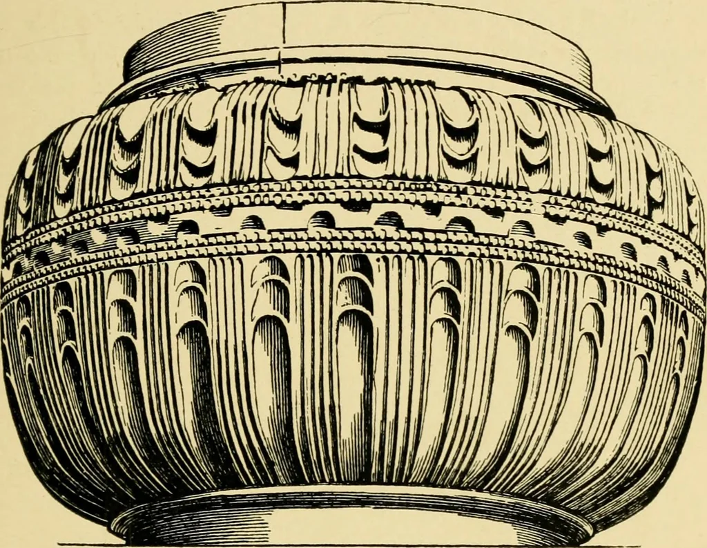 An illustration from Ornament & its application; a book for students, treating in a practical way of the relation of design to material, tools and methods of work, 1904, leaf 126