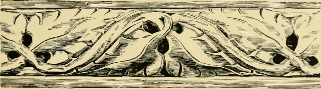 An illustration from Ornament & its application; a book for students, treating in a practical way of the relation of design to material, tools and methods of work, 1904, leaf 132