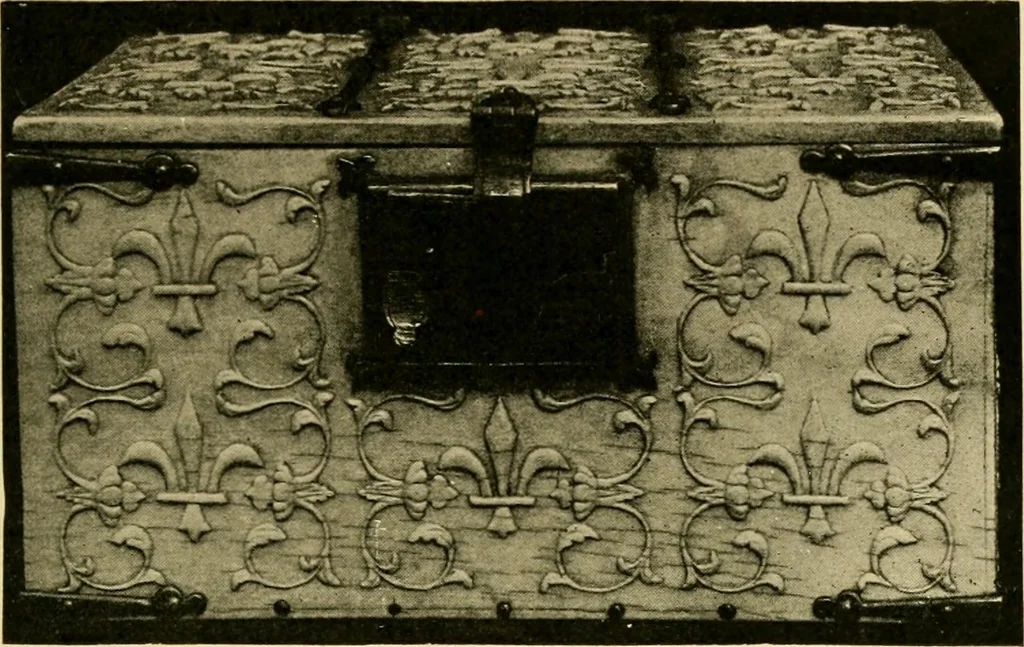 An illustration from Ornament & its application; a book for students, treating in a practical way of the relation of design to material, tools and methods of work, 1904, leaf 136