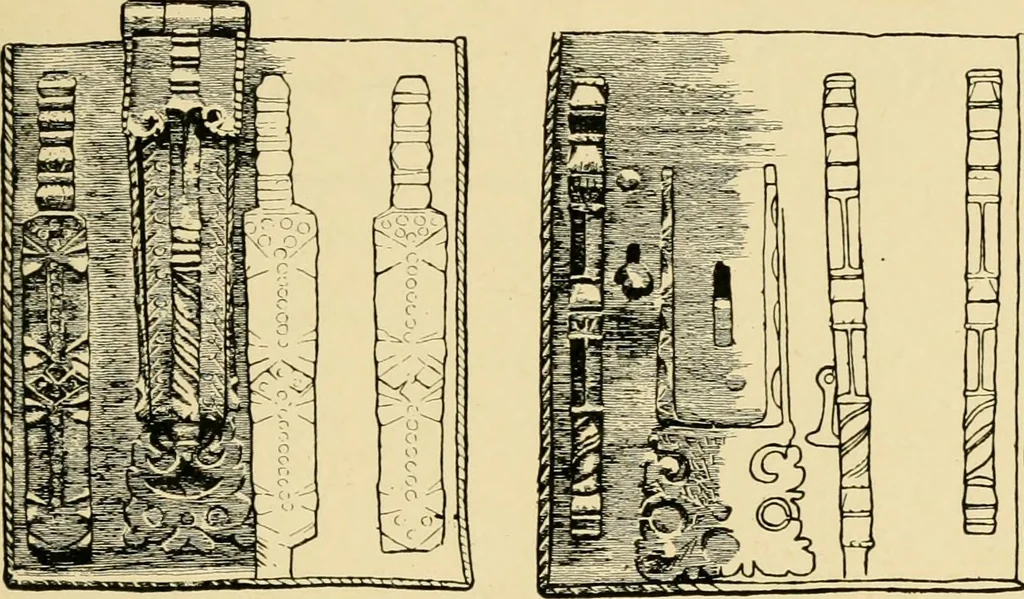 An illustration from Ornament & its application; a book for students, treating in a practical way of the relation of design to material, tools and methods of work, 1904, leaf 140