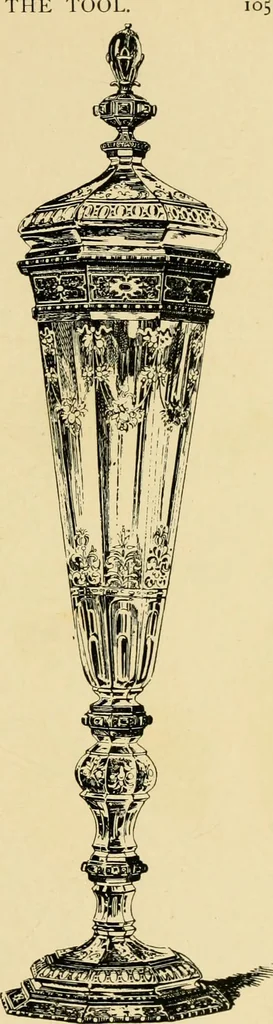 An illustration from Ornament & its application; a book for students, treating in a practical way of the relation of design to material, tools and methods of work, 1904, leaf 142
