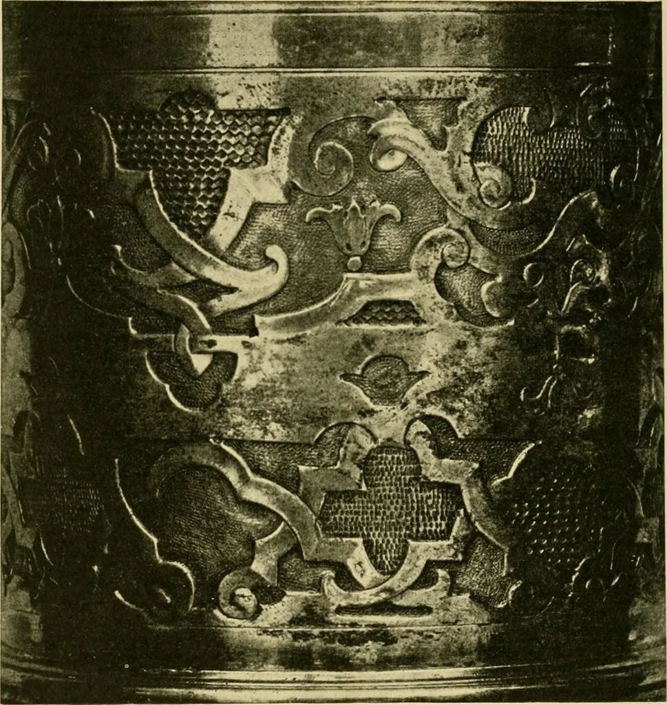 An illustration from Ornament & its application; a book for students, treating in a practical way of the relation of design to material, tools and methods of work, 1904, leaf 147