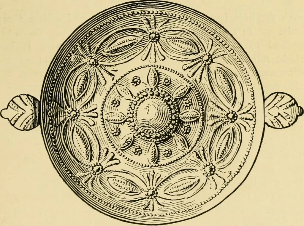 An illustration from Ornament & its application; a book for students, treating in a practical way of the relation of design to material, tools and methods of work, 1904, leaf 148