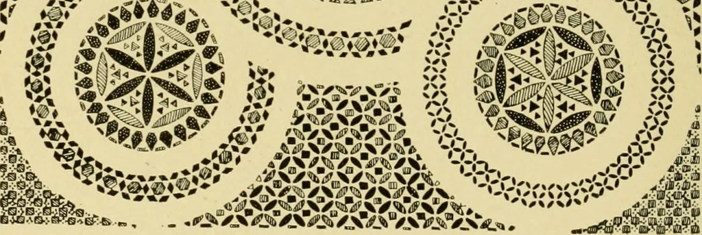 An illustration from Ornament & its application; a book for students, treating in a practical way of the relation of design to material, tools and methods of work, 1904, leaf 157