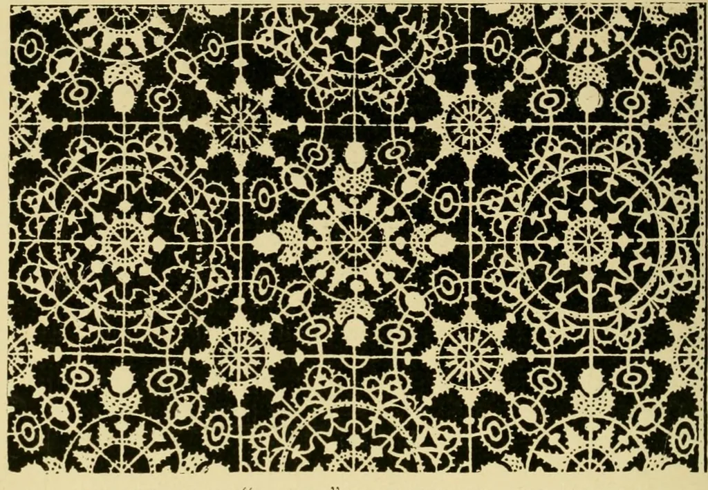 An illustration from Ornament & its application; a book for students, treating in a practical way of the relation of design to material, tools and methods of work, 1904, leaf 163