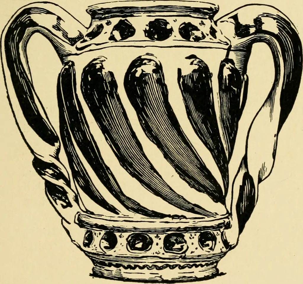 An illustration from Ornament & its application; a book for students, treating in a practical way of the relation of design to material, tools and methods of work, 1904, leaf 166