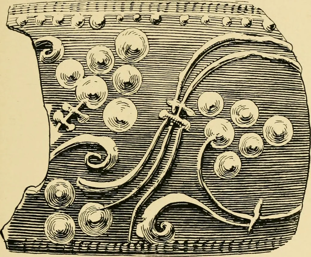 An illustration from Ornament & its application; a book for students, treating in a practical way of the relation of design to material, tools and methods of work, 1904, leaf 186