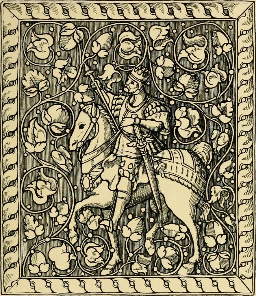 An illustration from Ornament & its application; a book for students, treating in a practical way of the relation of design to material, tools and methods of work, 1904, leaf 198