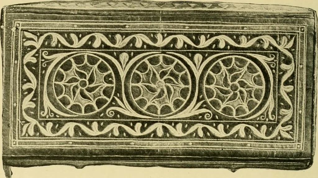An illustration from Ornament & its application; a book for students, treating in a practical way of the relation of design to material, tools and methods of work, 1904, leaf 201
