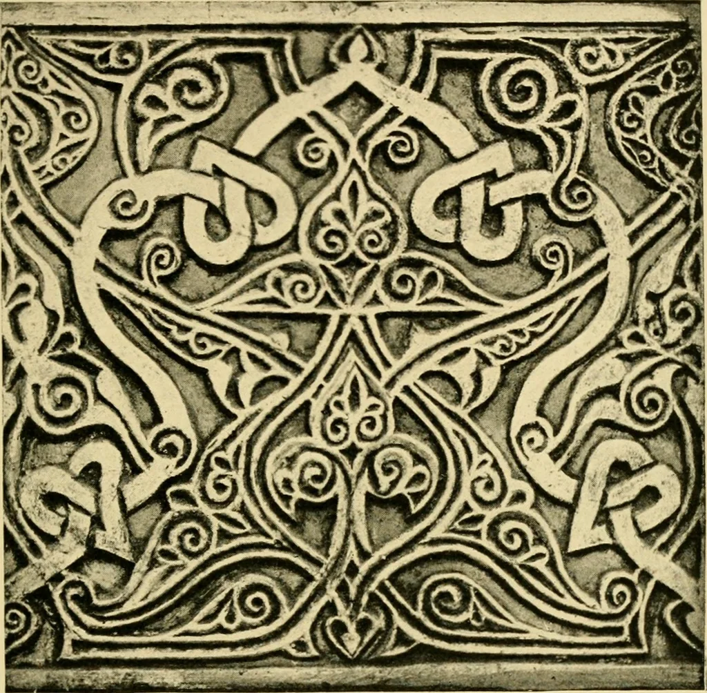 An illustration from Ornament & its application; a book for students, treating in a practical way of the relation of design to material, tools and methods of work, 1904, leaf 212