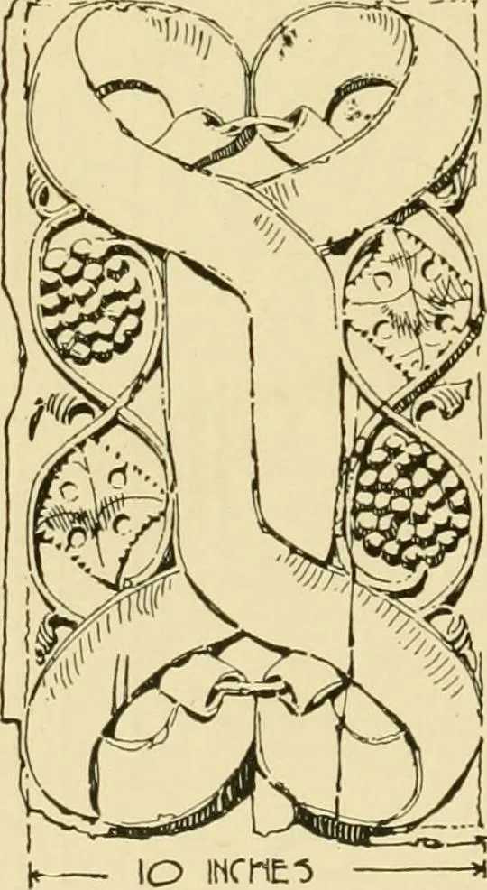 An illustration from Ornament & its application; a book for students, treating in a practical way of the relation of design to material, tools and methods of work, 1904, leaf 215