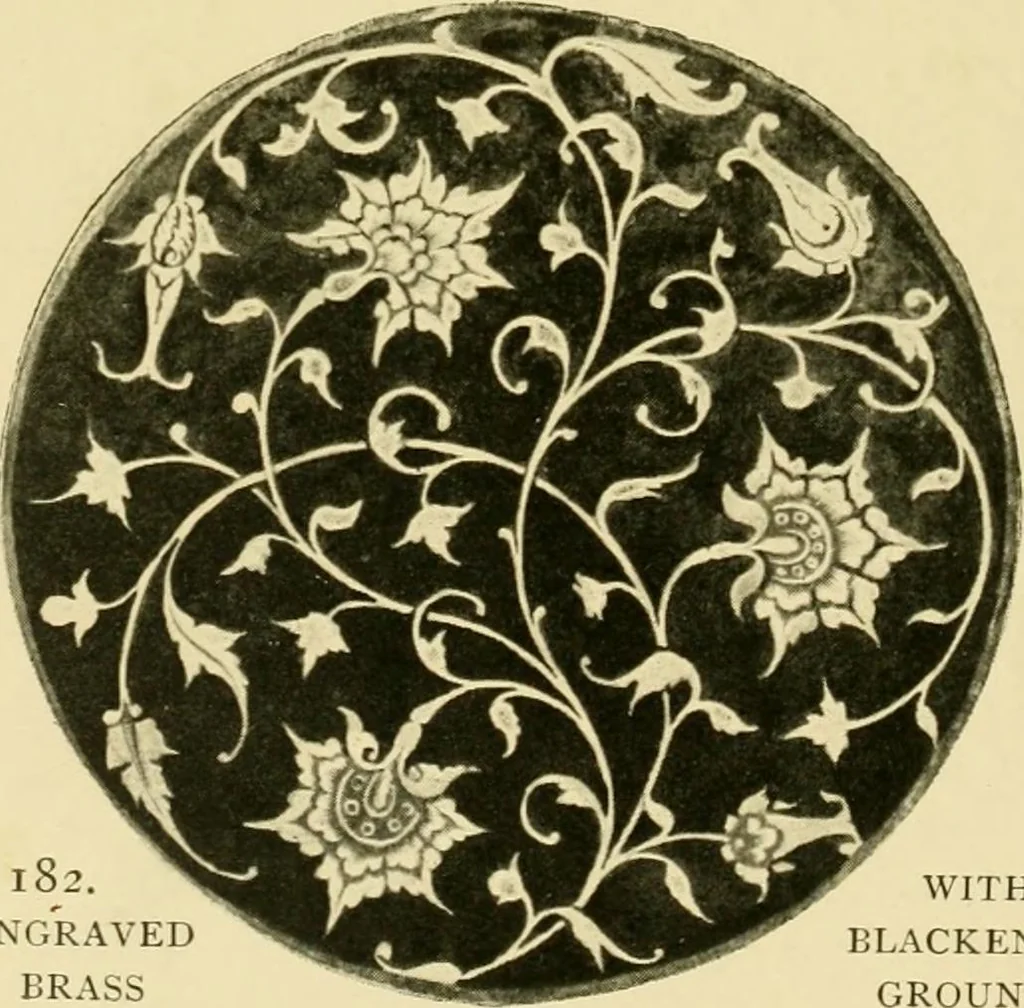 An illustration from Ornament & its application; a book for students, treating in a practical way of the relation of design to material, tools and methods of work, 1904, leaf 227