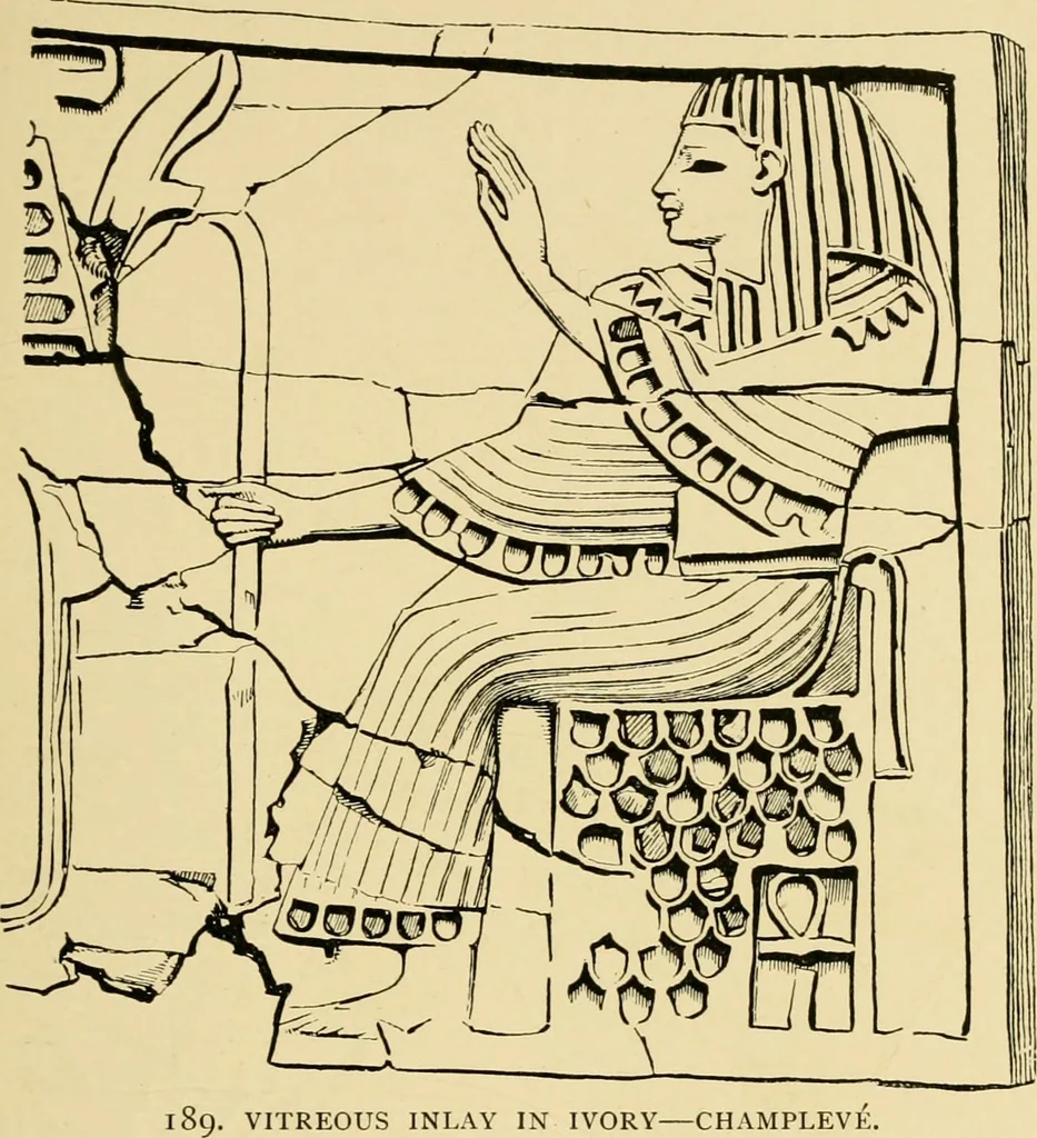 An illustration from Ornament & its application; a book for students, treating in a practical way of the relation of design to material, tools and methods of work, 1904, leaf 232