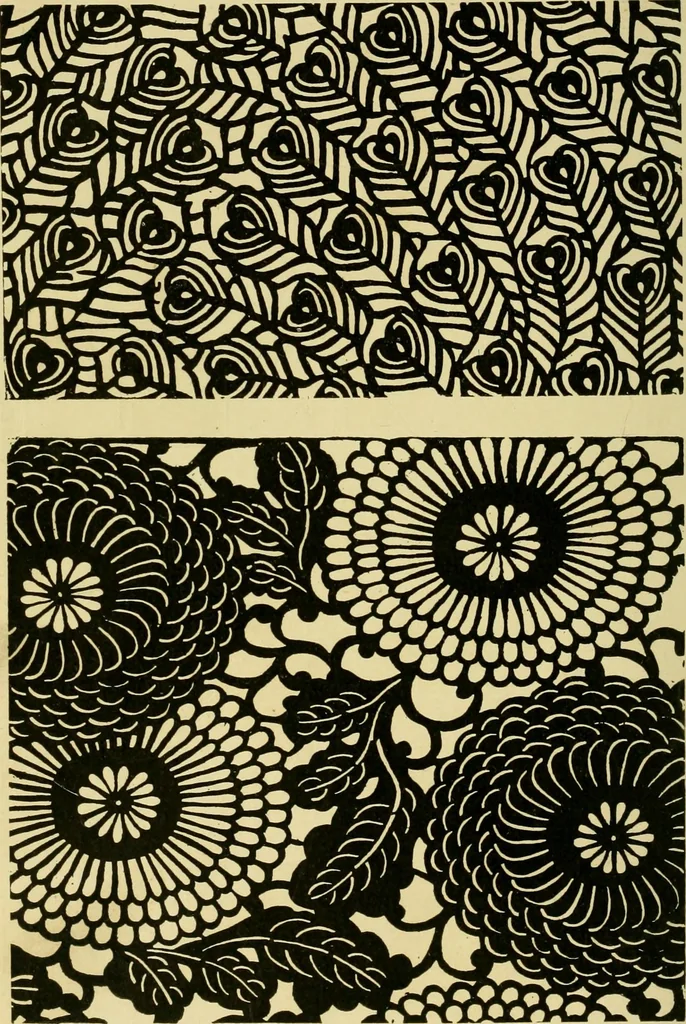 An illustration from Ornament & its application; a book for students, treating in a practical way of the relation of design to material, tools and methods of work, 1904, leaf 249