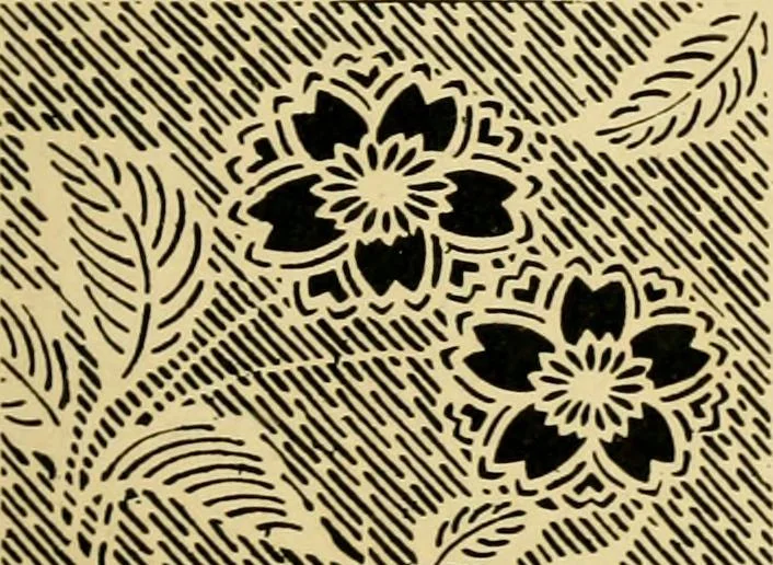 An illustration from Ornament & its application; a book for students, treating in a practical way of the relation of design to material, tools and methods of work, 1904, leaf 250