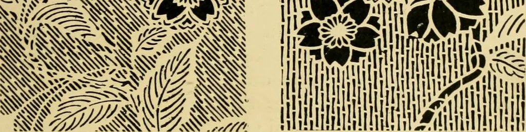 An illustration from Ornament & its application; a book for students, treating in a practical way of the relation of design to material, tools and methods of work, 1904, leaf 250