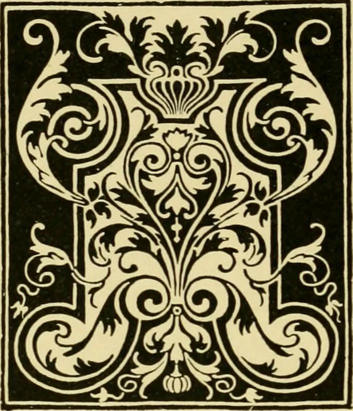 An illustration from Ornament & its application; a book for students, treating in a practical way of the relation of design to material, tools and methods of work, 1904, leaf 255