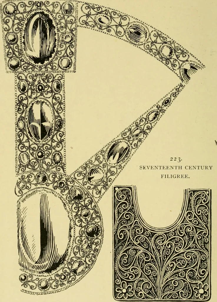 An illustration from Ornament & its application; a book for students, treating in a practical way of the relation of design to material, tools and methods of work, 1904, leaf 259