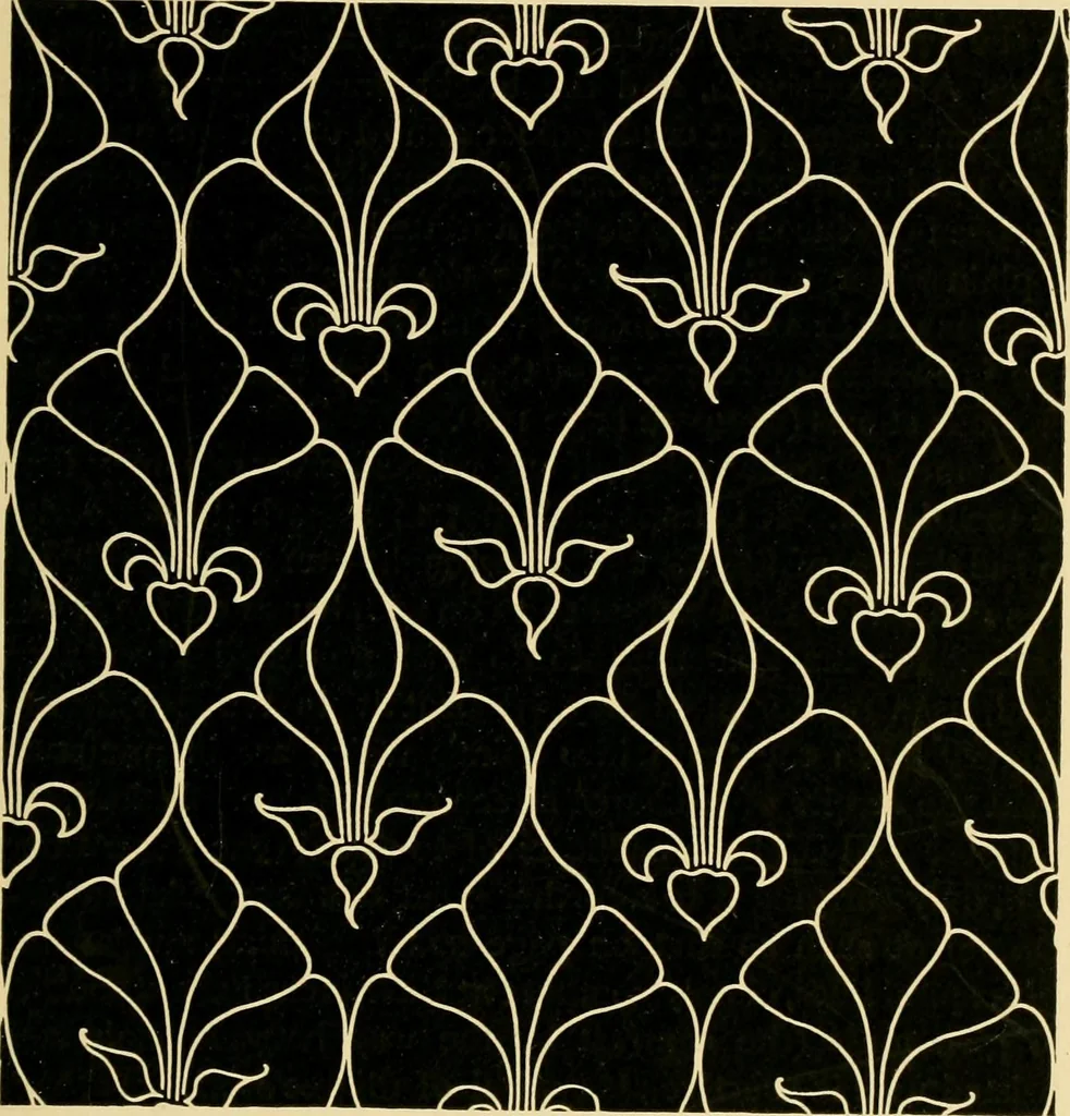 An illustration from Ornament & its application; a book for students, treating in a practical way of the relation of design to material, tools and methods of work, 1904, leaf 262