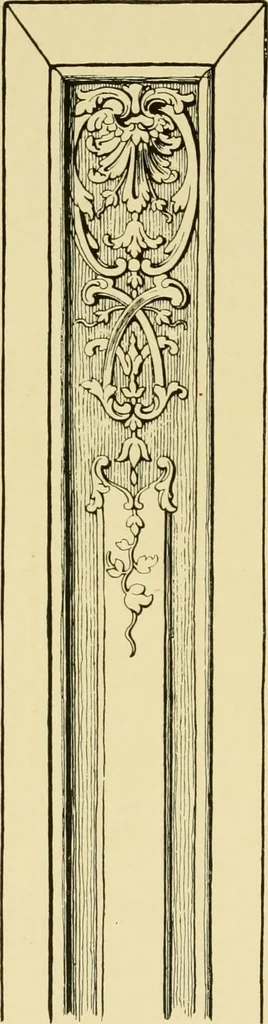 An illustration from Ornament & its application; a book for students, treating in a practical way of the relation of design to material, tools and methods of work, 1904, leaf 281