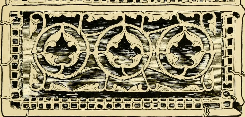 An illustration from Ornament & its application; a book for students, treating in a practical way of the relation of design to material, tools and methods of work, 1904, leaf 282