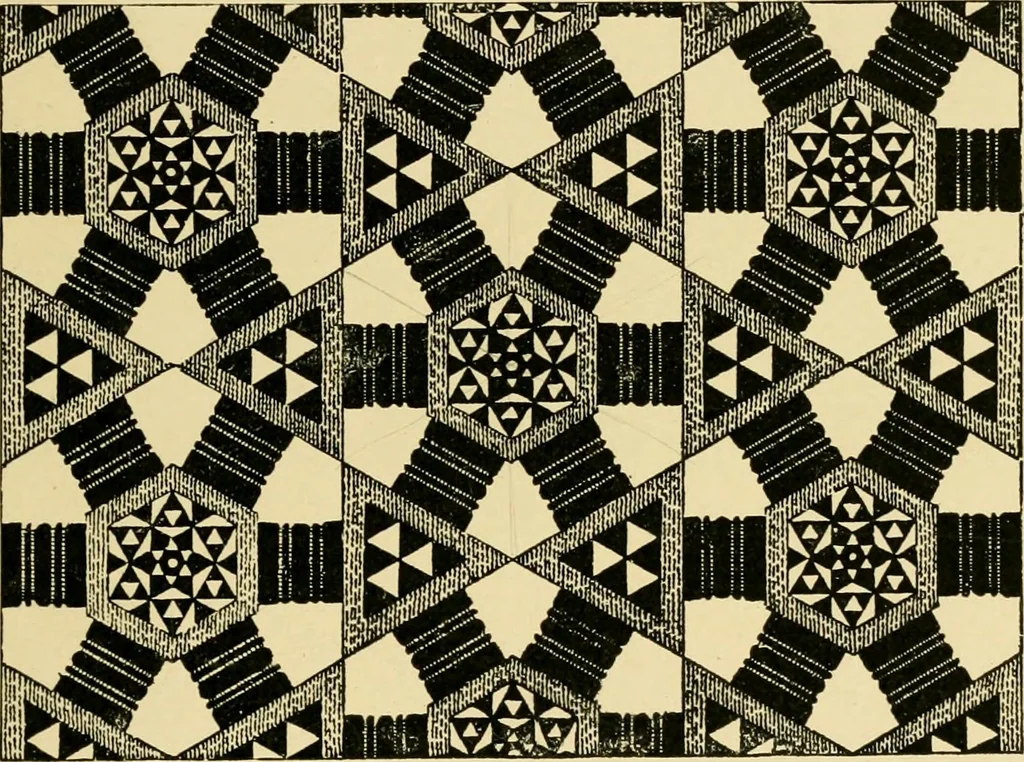 An illustration from Ornament & its application; a book for students, treating in a practical way of the relation of design to material, tools and methods of work, 1904, leaf 284