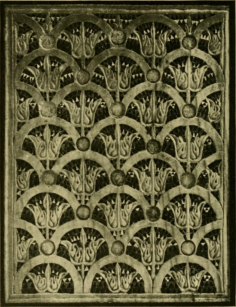 An illustration from Ornament & its application; a book for students, treating in a practical way of the relation of design to material, tools and methods of work, 1904, leaf 293