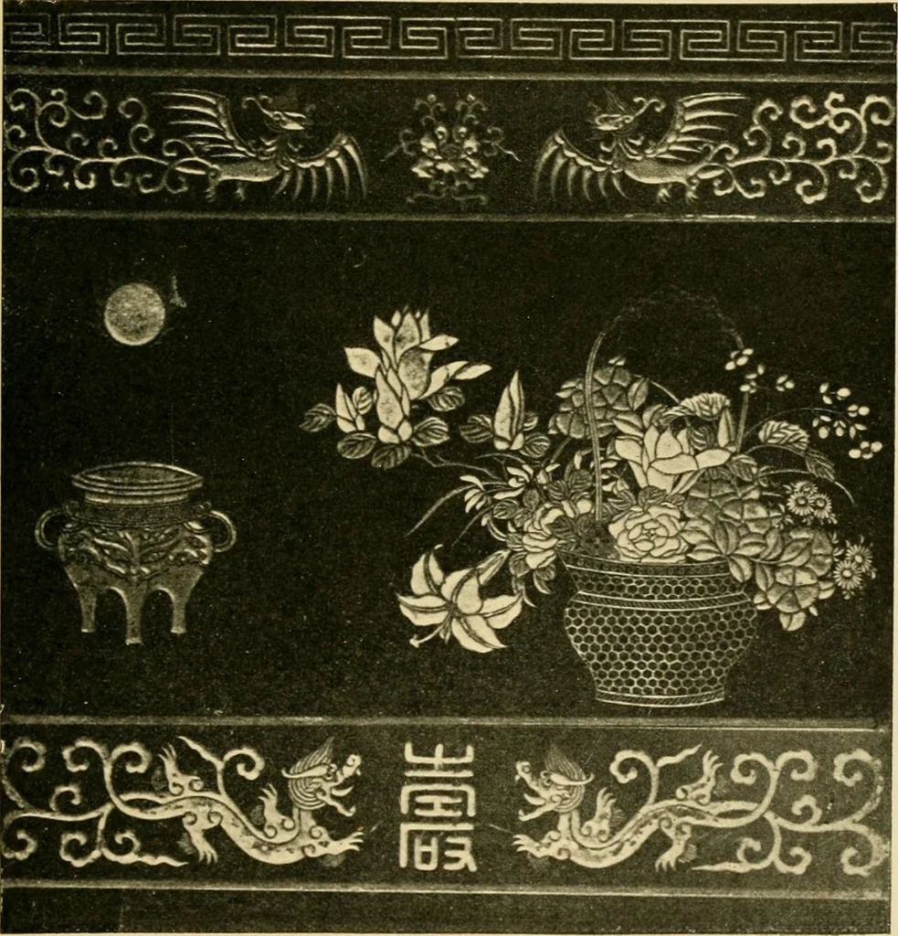 An illustration from Ornament & its application; a book for students, treating in a practical way of the relation of design to material, tools and methods of work, 1904, leaf 294