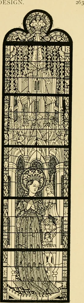 An illustration from Ornament & its application; a book for students, treating in a practical way of the relation of design to material, tools and methods of work, 1904, leaf 300
