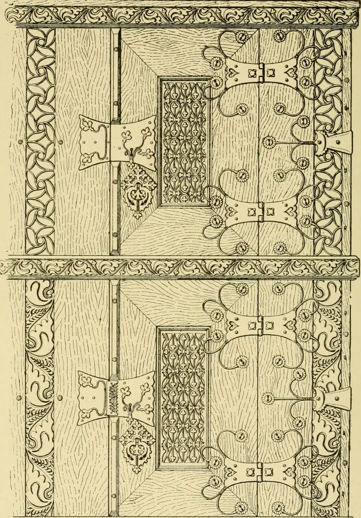 An illustration from Ornament & its application; a book for students, treating in a practical way of the relation of design to material, tools and methods of work, 1904, leaf 307