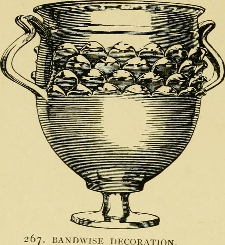 An illustration from Ornament & its application; a book for students, treating in a practical way of the relation of design to material, tools and methods of work, 1904, leaf 315
