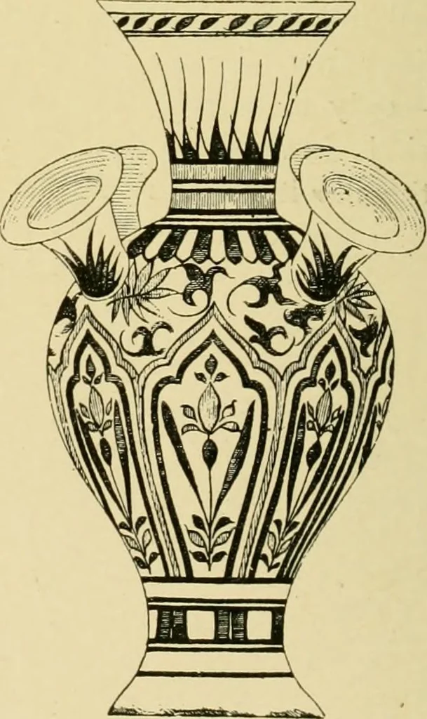 An illustration from Ornament & its application; a book for students, treating in a practical way of the relation of design to material, tools and methods of work, 1904, leaf 315