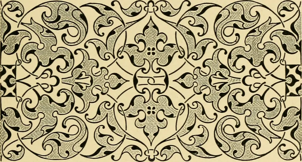 An illustration from Ornament & its application; a book for students, treating in a practical way of the relation of design to material, tools and methods of work, 1904, leaf 320