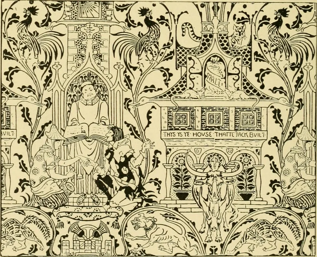 An illustration from Ornament & its application; a book for students, treating in a practical way of the relation of design to material, tools and methods of work, 1904, leaf 325