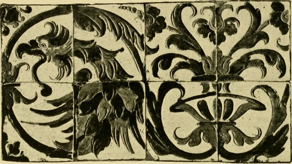 An illustration from Ornament & its application; a book for students, treating in a practical way of the relation of design to material, tools and methods of work, 1904, leaf 41