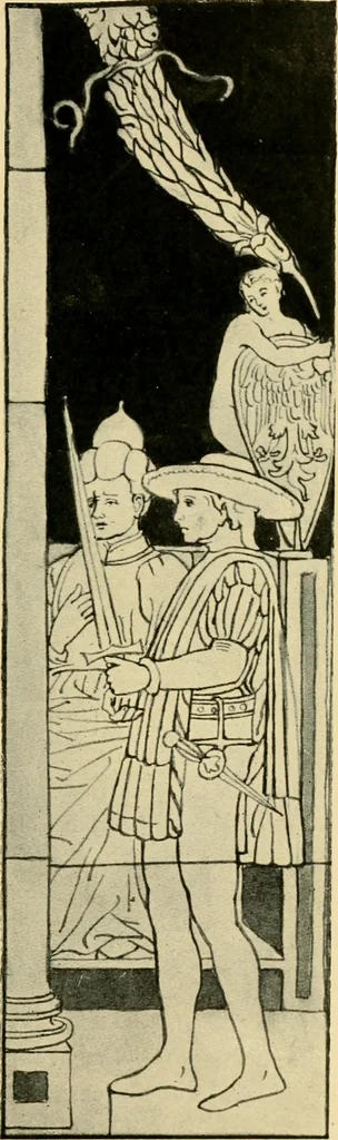 An illustration from Ornament & its application; a book for students, treating in a practical way of the relation of design to material, tools and methods of work, 1904, leaf 44