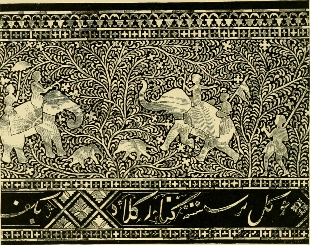 An illustration from Ornament & its application; a book for students, treating in a practical way of the relation of design to material, tools and methods of work, 1904, leaf 49