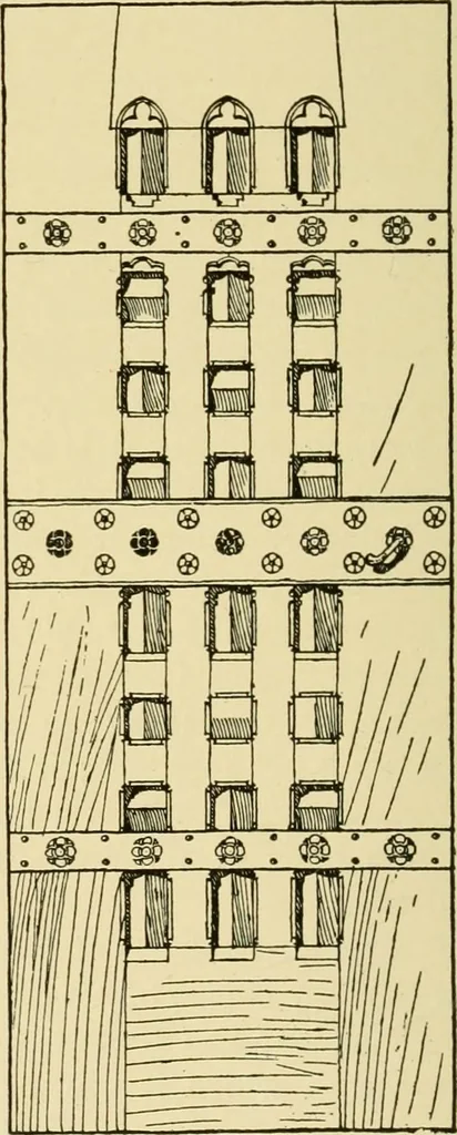 An illustration from Ornament & its application; a book for students, treating in a practical way of the relation of design to material, tools and methods of work, 1904, leaf 53