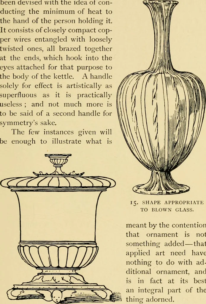 An illustration from Ornament & its application; a book for students, treating in a practical way of the relation of design to material, tools and methods of work, 1904, leaf 58