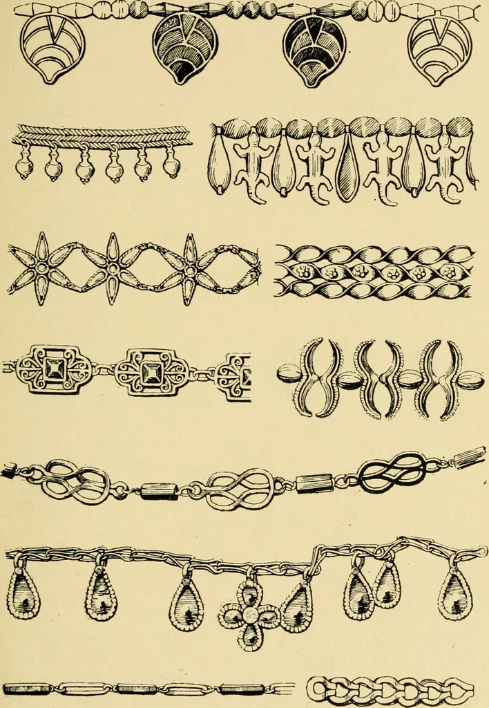 An illustration from Ornament & its application; a book for students, treating in a practical way of the relation of design to material, tools and methods of work, 1904, leaf 64