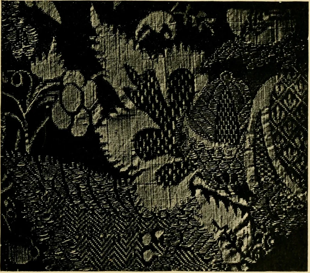 An illustration from Ornament & its application; a book for students, treating in a practical way of the relation of design to material, tools and methods of work, 1904, leaf 74