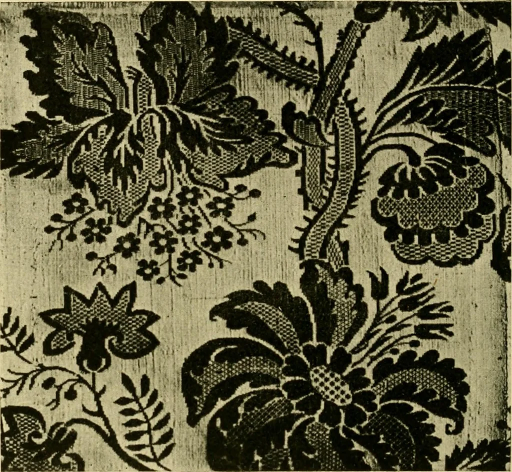 An illustration from Ornament & its application; a book for students, treating in a practical way of the relation of design to material, tools and methods of work, 1904, leaf 75