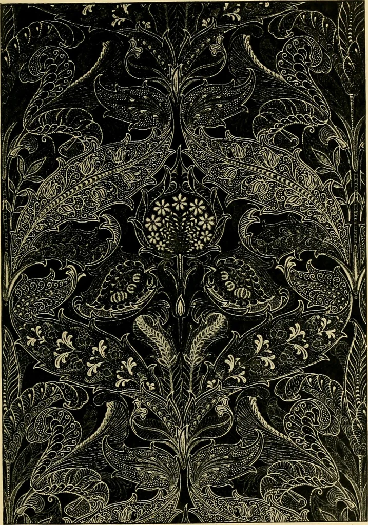 An illustration from Ornament & its application; a book for students, treating in a practical way of the relation of design to material, tools and methods of work, 1904, leaf 82
