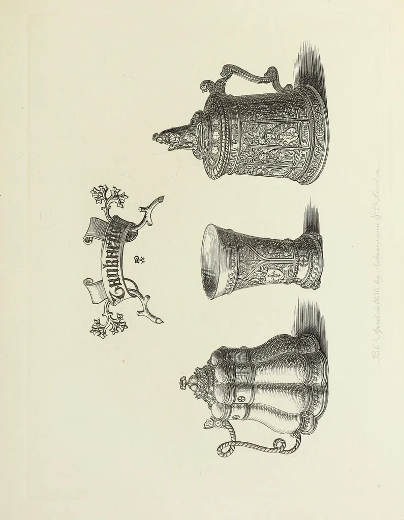 An illustration from Ornaments of the 15th and 16th centuries, 1835, leaf 116
