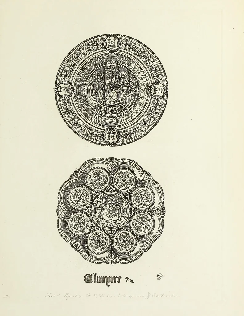An illustration from Ornaments of the 15th and 16th centuries, 1835, leaf 120