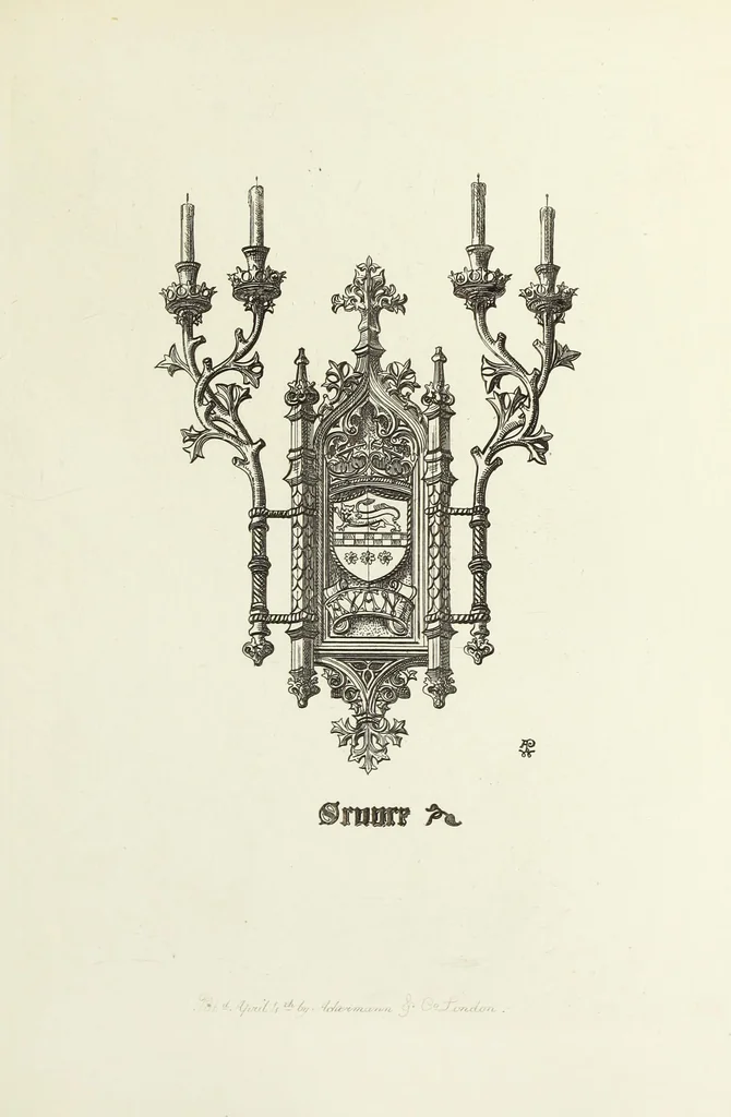An illustration from Ornaments of the 15th and 16th centuries, 1835, leaf 124