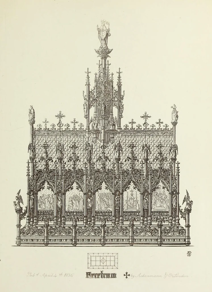 An illustration from Ornaments of the 15th and 16th centuries, 1835, leaf 150