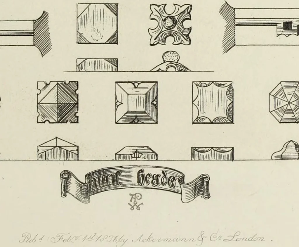 An illustration from Ornaments of the 15th and 16th centuries, 1835, leaf 158