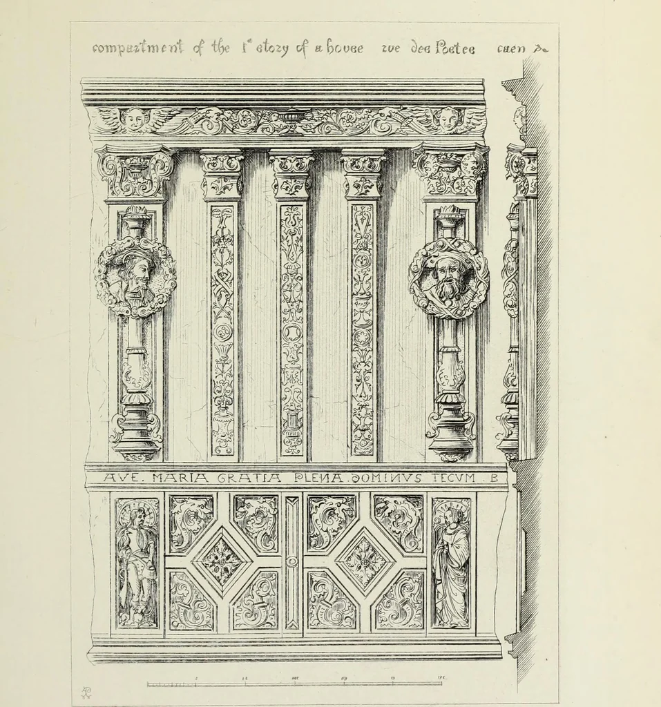 An illustration from Ornaments of the 15th and 16th centuries, 1835, leaf 16